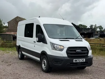 Used Ford Transit 130 HP (95 kW) 2021 White Van