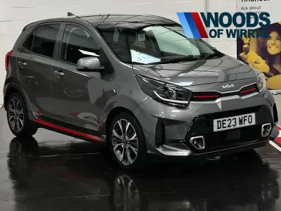 Begagnad Kia Picanto GT-Line 66 HK (48 kW) 2023 Grå Halvkombi