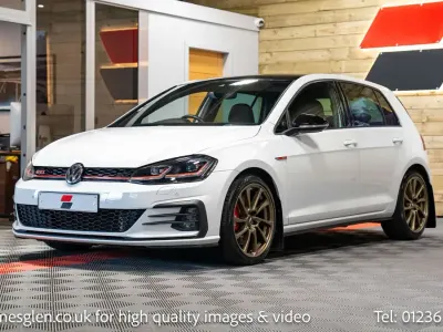 Used VW Golf VII GTI 245 HP (180 kW) 2019 White Hatchback