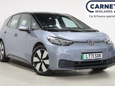 Used VW ID.3 Pro Performance 150 kW (204 HP) 2021 Blue Hatchback