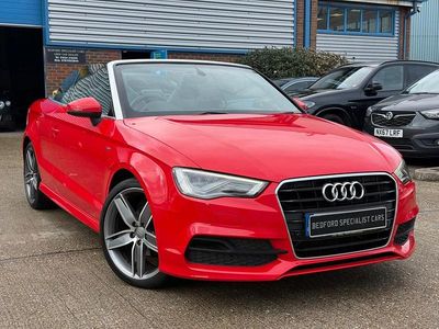 Used Audi A3 Cabriolet S-Line 150 HP (110 kW) 2015 Red Cabriolet