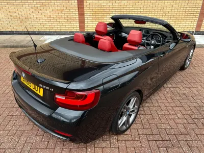 Used BMW 220 M Sport 2015 Black Cabriolet