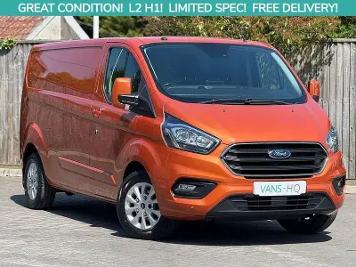 Used Ford Transit Custom Limited 130 HP (95 kW) 2018 Orange Van