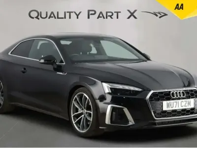 Used Audi A5 S-Line 204 HP (150 kW) 2021 Black Coupe