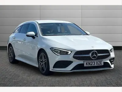Used Mercedes CLA200 AMG Line Premium 161 HP (118 kW) 2023 White Estate