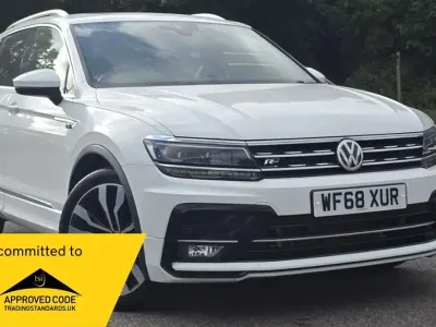 Used VW Tiguan R-line 147 HP (108 kW) 2018 White SUV