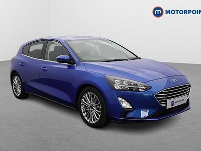 Blue Used 2020 Ford Focus Titanium X Hatchback | £12,849 (Fair price)