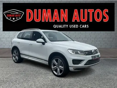 Used VW Touareg R-line Plus 262 HP (192 kW) 2017 White SUV