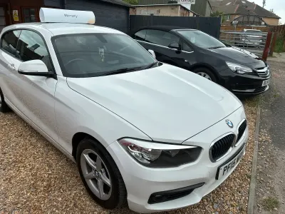 Used BMW 118 Performance 136 HP (100 kW) 2015 White Hatchback