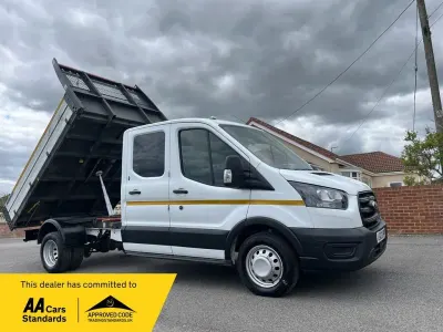 Used Ford Transit 130 HP (95 kW) 2023 White Cabriolet