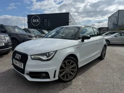 Used Audi A1 S-Line 122 HP (89 kW) 2014 White Hatchback