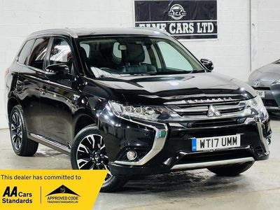 Used Mitsubishi Outlander P-HEV 2017 Black Estate