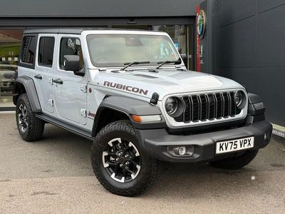 Silver New 2025 Jeep Wrangler Rubicon SUV | £58,998