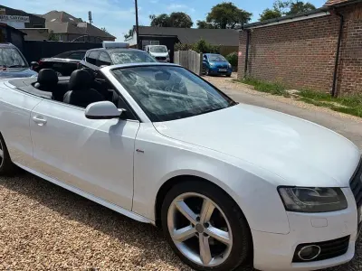 Used Audi A5 Cabriolet S-Line 2011 White Cabriolet