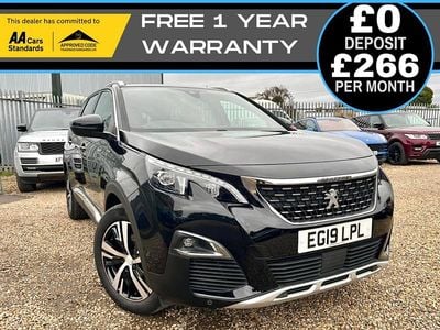 Black Used 2019 Peugeot 5008 GT-line Hatchback | £14,990 (Fair price)