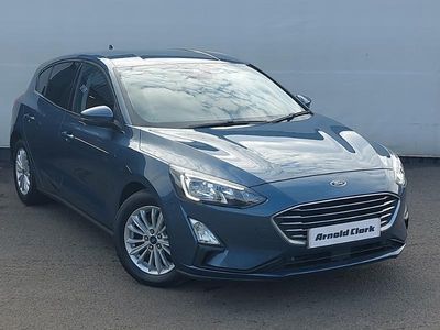 Used Ford Focus Titanium 125 HP (91 kW) 2021 Blue Hatchback