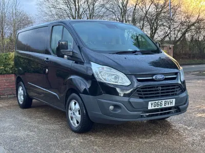 Używany Ford Transit Custom Limited 130 KM (95 kW) 2017 Czarny Van