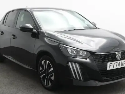Used Peugeot 208 Allure 100 HP (73 kW) 2024 Black Hatchback