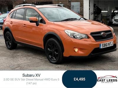 Used Subaru XV 147 HP (108 kW) 2012 Orange SUV