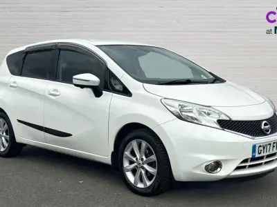 Used Nissan Note S 98 HP (72 kW) 2017 White Hatchback