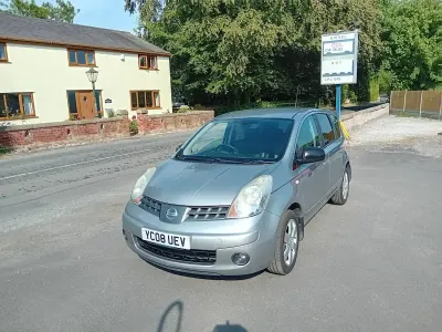 Used Nissan Note Tekna 110 HP (80 kW) 2008 Silver Hatchback