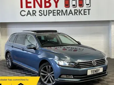 Used VW Passat GT 150 HP (110 kW) 2018 Blue Estate