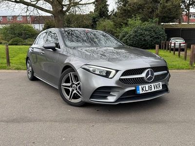 Used Mercedes A200 AMG line 163 HP (119 kW) 2018 Grey Hatchback