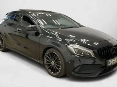 Used Mercedes A200 AMG Line Premium Plus 134 HP (98 kW) 2017 Black Hatchback