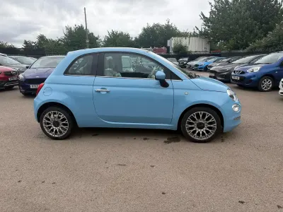 Used Fiat 500 Lounge 2017 Blue Hatchback