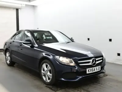 Used Mercedes C200 SE 184 HP (135 kW) 2015 Blue Sedan