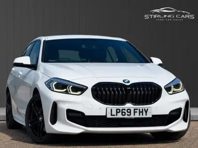 Used BMW 118 M Sport 140 HP (102 kW) 2020 White Hatchback