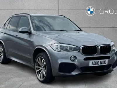 Used BMW X5 M Sport 254 HP (186 kW) 2018 Grey SUV