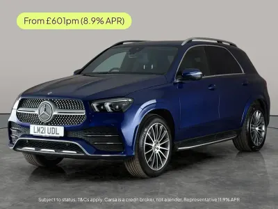 Used Mercedes GLE300 AMG line 245 HP (180 kW) 2021 Blue SUV