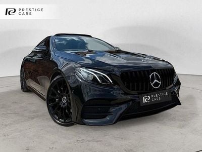 Used Mercedes E350 AMG line 258 HP (189 kW) 2018 Black Coupe