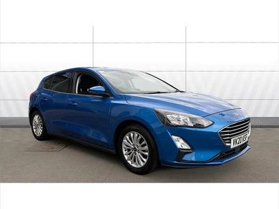 Used Ford Focus Titanium 125 HP (91 kW) 2020 Blue Hatchback