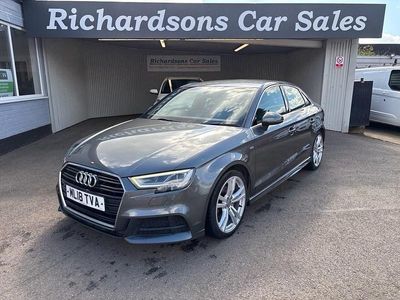 Used Audi A3 S-Line 150 HP (110 kW) 2018 Grey Sedan