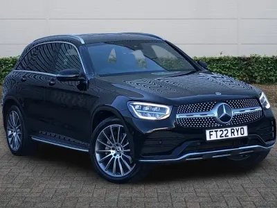 Begagnad Mercedes GLC300 AMG Line Premium 2022 Svart Kombi