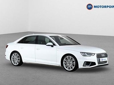 Used Audi A4 S-Line 190 HP (139 kW) 2019 White Sedan