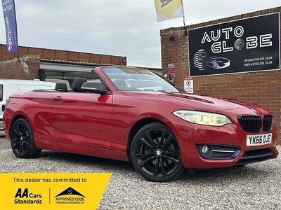 Used BMW 220 Sport Line 2016 Red Cabriolet