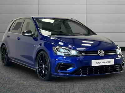 Usado VW Golf VII R 300 HP (220 kW) 2019 Azul Citadino