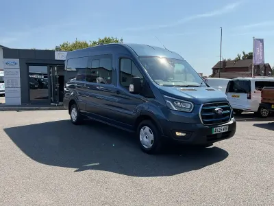 New Ford E-Transit Trend 135 kW (184 HP) 2025 Blue Van