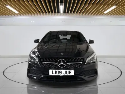 Used Mercedes CLA200 AMG line 156 HP (114 kW) 2019 Black Coupe