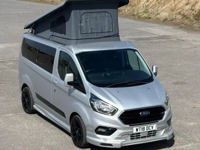 Used Ford Transit Custom Limited 130 HP (95 kW) 2018 Silver Van