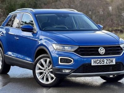 Used VW T-Roc SEL 150 HP (110 kW) 2019 Blue SUV