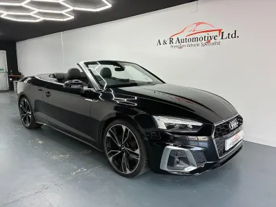 Used Audi A5 Cabriolet S-Line 2021 Black Cabriolet