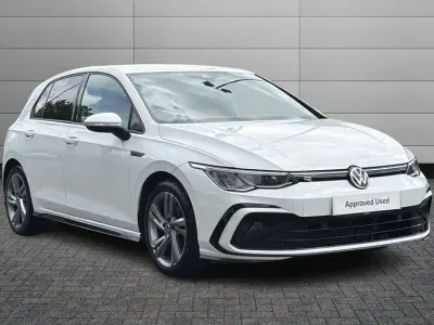 Used VW Golf VIII R-line 148 HP (108 kW) 2020 White Hatchback