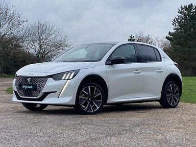 Used Peugeot e-208 Premium 98 kW (134 HP) 2021 White Hatchback