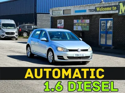 Begagnad VW Golf VII SE 105 HK (77 kW) 2014 Silver Halvkombi