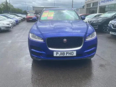 Used Jaguar F-Pace Portfolio 2018 Blue SUV