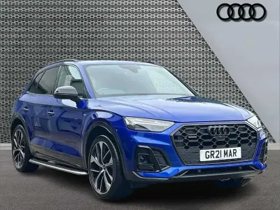 Used Audi Q5 Advanced 200 HP (147 kW) 2021 Blue SUV